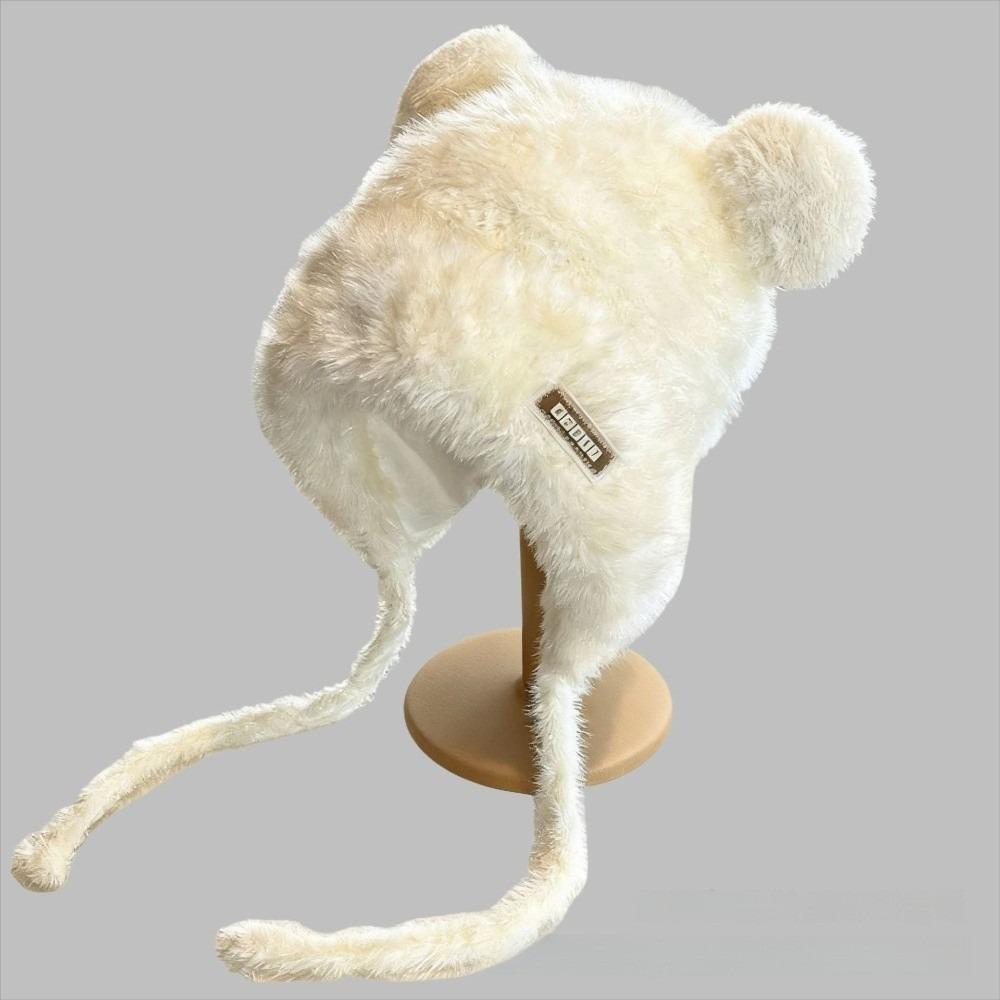 Coldproof Ear Protection Hats Warm Thickened Bear Ears Knitted Hat New Knitted Hat for Outdoor Ski