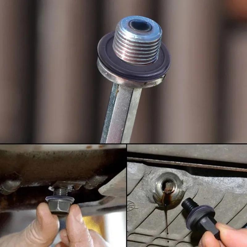 10-100 шт. Прокладки сливной пробки моторного масла для Ford Mazda Citroen Fiat Peugeot Volvo Jaguar Landrover Аксессуары