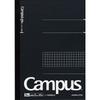 KOKUYO Campus Note A5 5mm Grid Ruled 40 Sheets Black X 5