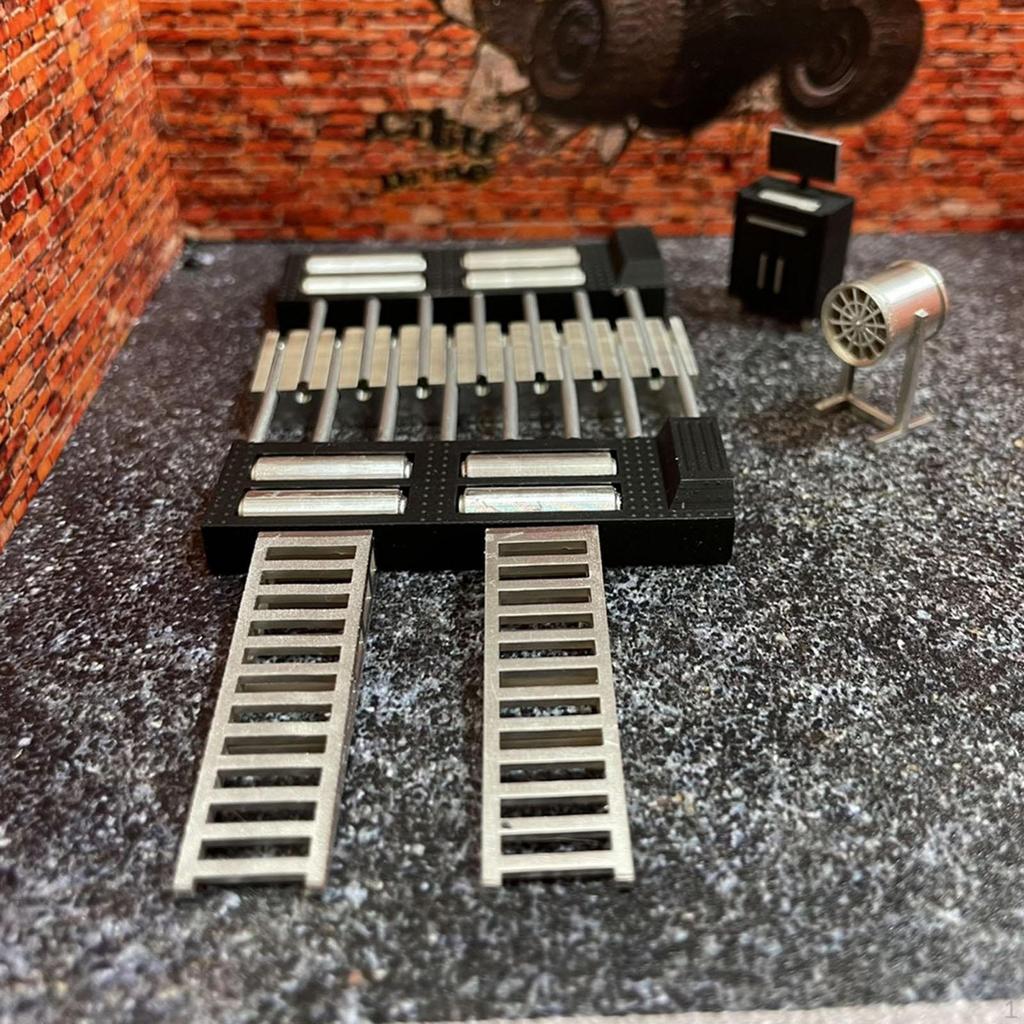 1/64 Eengine Set Miniature Creative Photography Props Adjustable Length Accessory Auto Repair Tool