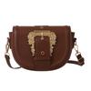 Chic Street Style Saddle Bag Women Bags 2023 Minimalist Shoulder Crossbody