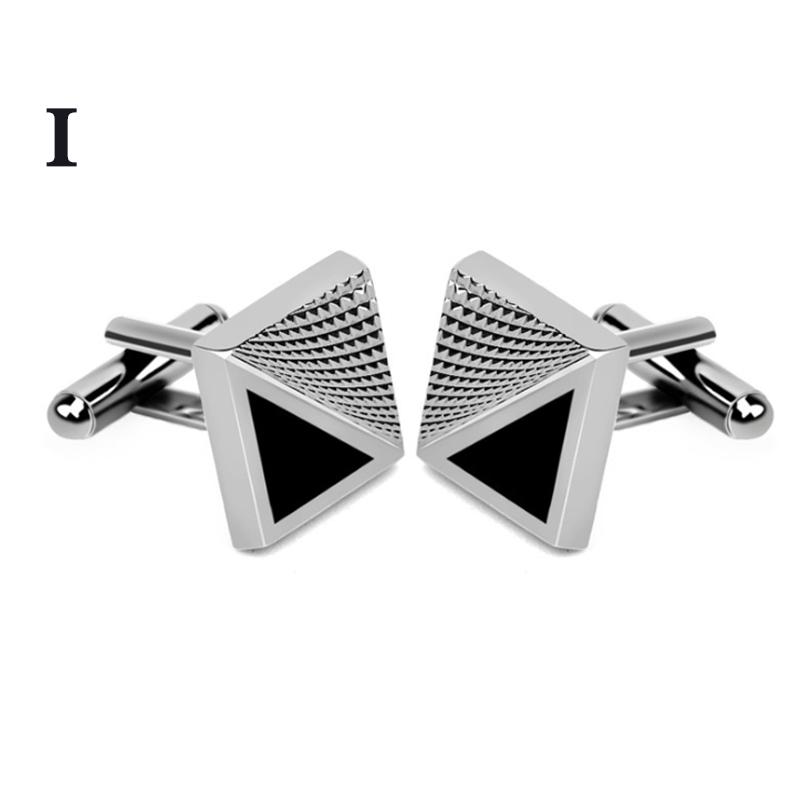 1 Pair Cuff Button Men's Fashion Jewelry Party Decor Alloy Business Shirt Cufflinks Wedding