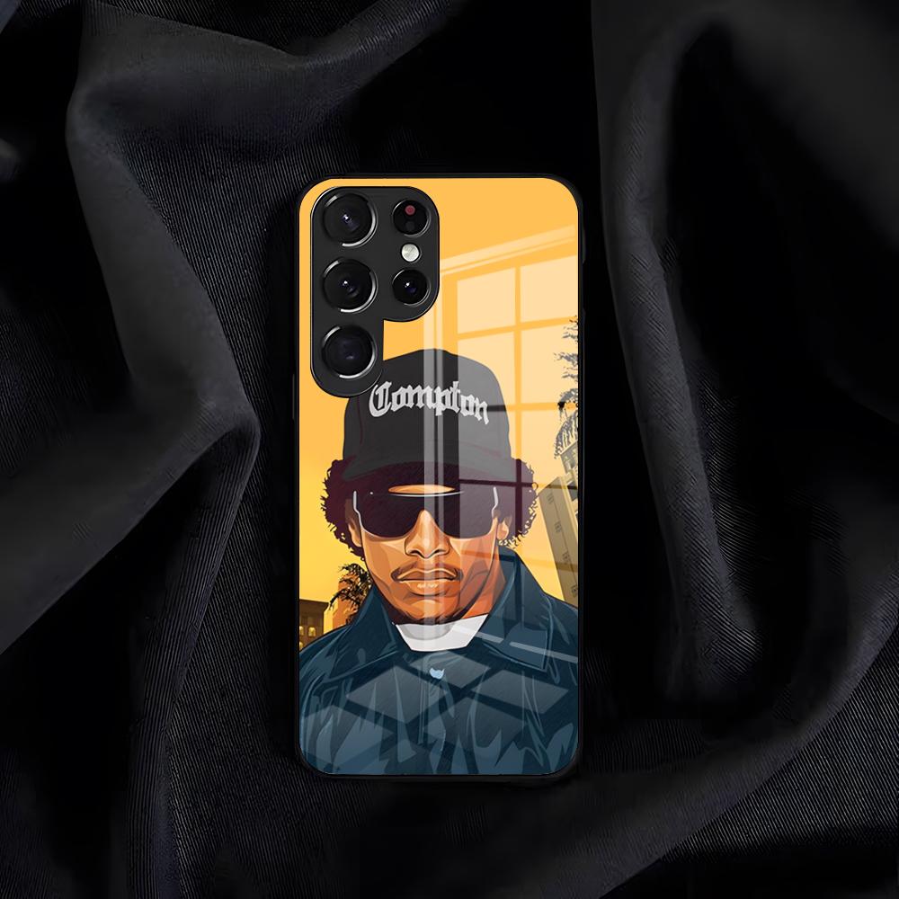 Чехол для телефона рэпера E-Eazy-E для Samsung S26 S25 Edge S24 S23 S22 S21 S20 Ultra Plus FE Стеклянная крышка