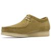 Clarks Оригинальные Wallabee Кожаные Ретро Тренд Удобные Дышащие Износостойкие Амортизирующие Низкие Повседневные Кроссовки Мужские Зеленый 261736407