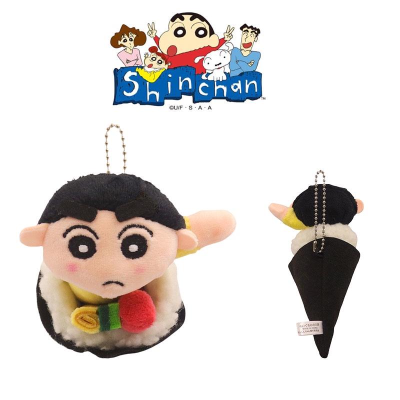 Очаровательный мультяшный плюшевый брелок-игрушка Crayon Shin-chan, Шин-чан в виде ролла с суши