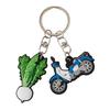 0SYEP-69B-BF PVC Rubber Key Chain SuperCub X Headpiece FREE Size