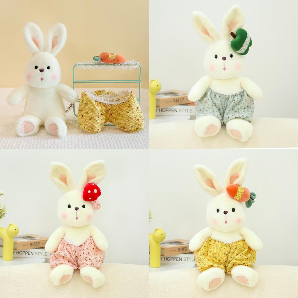 Adorable Warm Sun Fruit Rabbit Plush Toy Soft Stuffed Doll For Kids Bedtime Gift