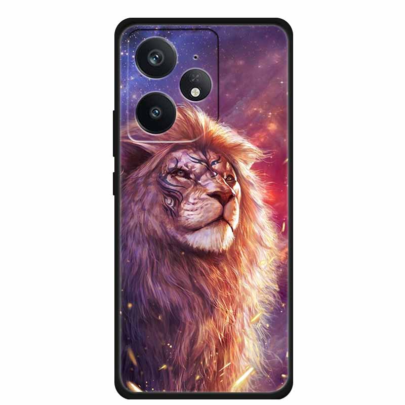 Чехол для телефона Realme Neo 7 Задняя крышка Чехол Ударопрочный Черный Силикон Мягкий Funda Для Realme Neo7 5G Чехол Coque Ударопрочный Capas