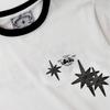 BADBLOOD Cosmo Multi Patch Ringer T-Shirt - White