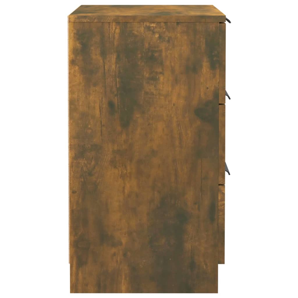 Nightstands 2 pcs Smoked Oak 40 x 36 x 65 cm
