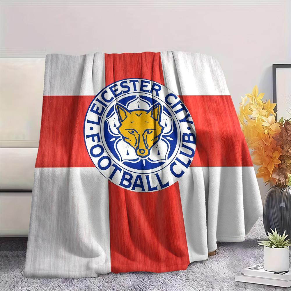 Leicester City Football Club Flannel Blanket, High quality Comfortable for All Seasons, Home Decor, Warmth and Comfort