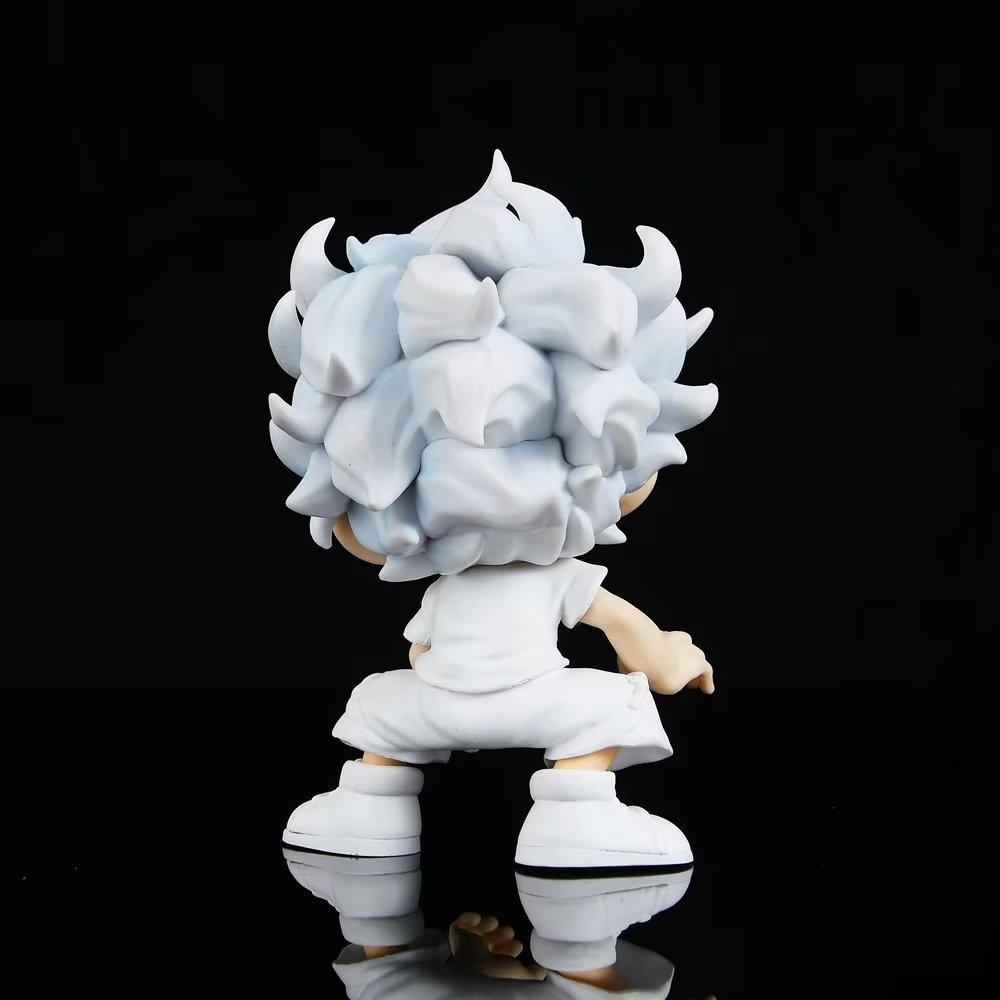 Nika Luffy Kawaii Q Version Anime Sun God Statue Model Collect Ornaments Children's Toy Gifts