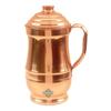Медный кувшин для воды, традиционный дизайн, аюрведическая польза для здоровья, не ржавеет, элегантный домашний декор, 1,4 литра