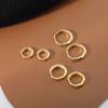 Серебряные корейские хугги женские 6 мм/8 мм/10 мм/12 мм серьги-кольца минималистичные круглые серьги-кольца