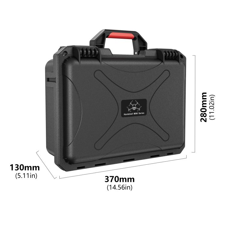 Водонепроницаемый ABS-кейс STARTRC с плечевым ремнем для хранения для DJI Mini 5 Pro (черный)