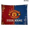 Custom Name Manchester United2 Printed Tapestry – Wall Hanging for Bedrooms, Dorms, and Home Decor