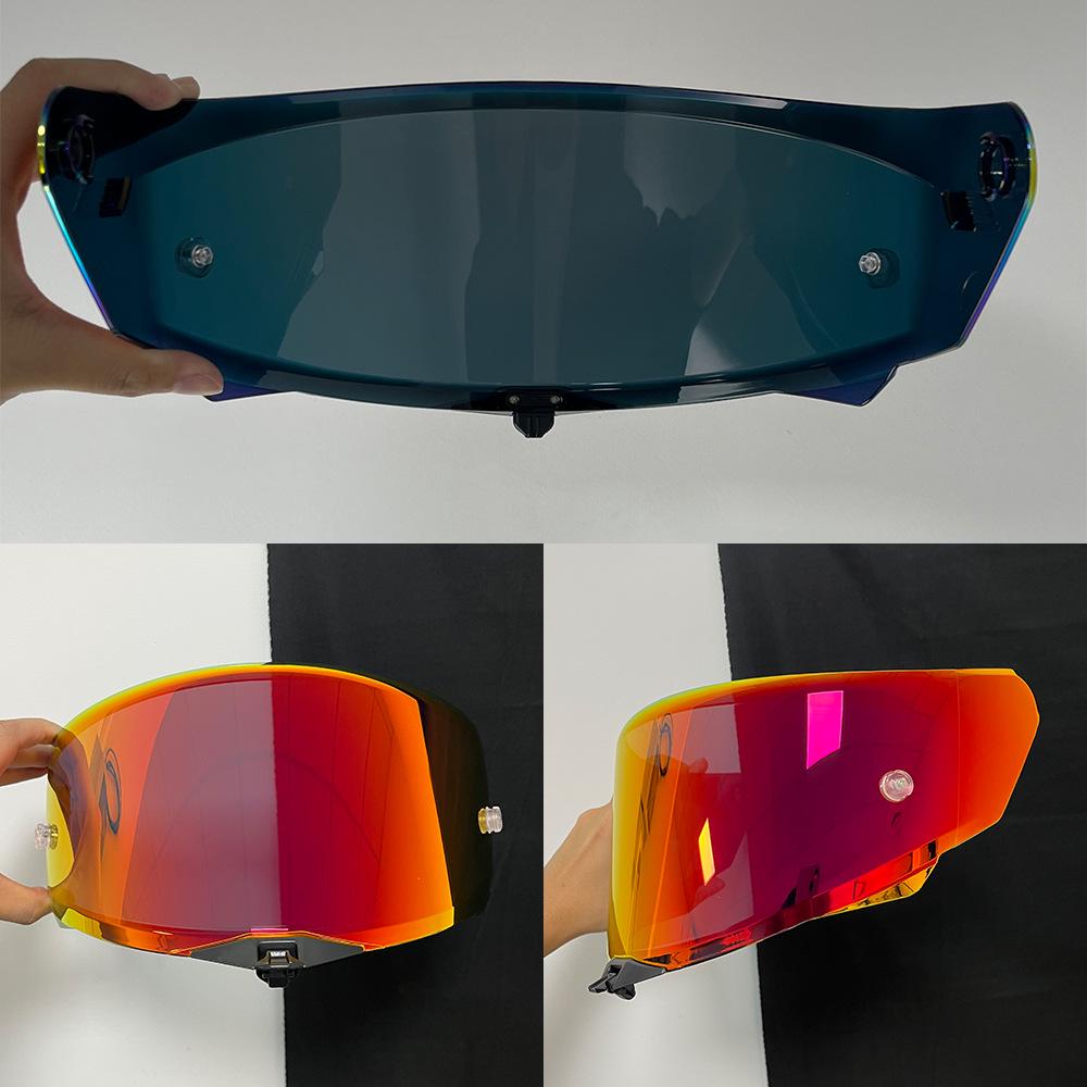 TT REVO High-Def Electroplated Lens for Day/Night Use with UV Protection – Fits TT REVO Motorcycle Helmet.