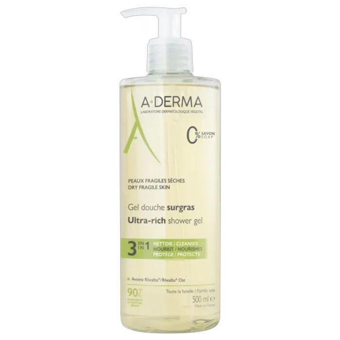 A-DERMA Gel Douche Surgras 3en1 500 ML