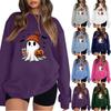Women's Fashion Casual Long Sleeve Solid Color Hoodie