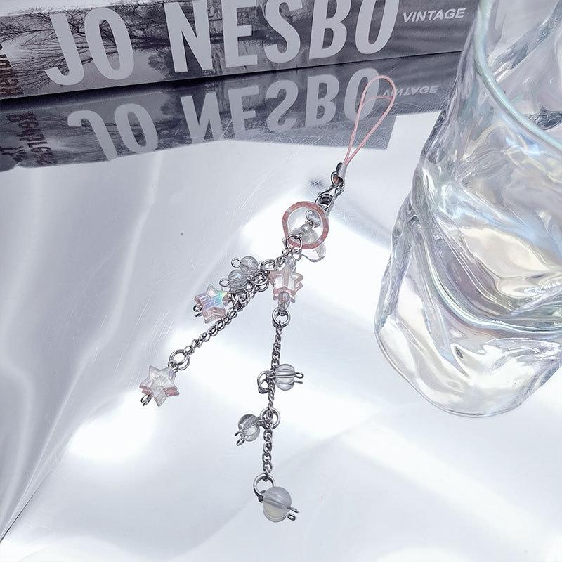 Медузы кисточки со звездой телефон подвеска рюкзак наушники чехол украшение украшение милый телефон цепочка аксессуары