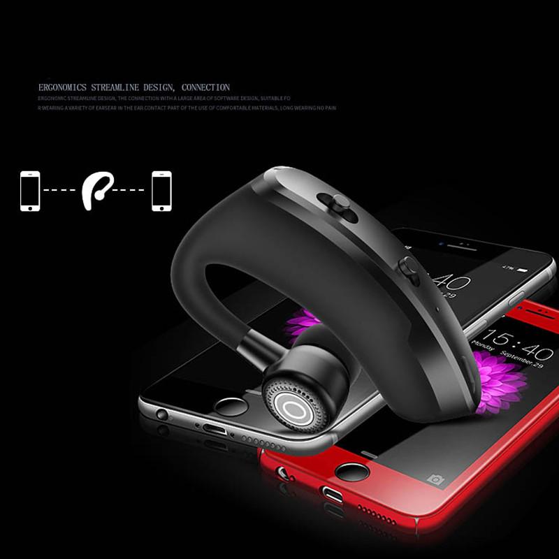 Wireless Bluetooth Headset Single-ear Electronic Display Business Car Sports Ear-mounted 5.2 Noise Reduction Bluetooth Headset