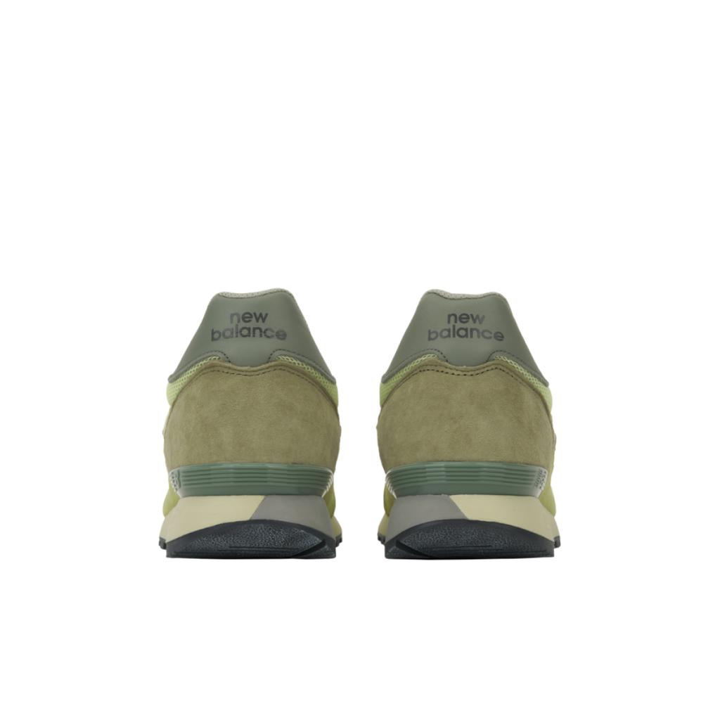 AURALEE x New Balance 475 Алоэ Стирка Бук Орех Унисекс Кроссовки Желтый Кувшинка U475AR