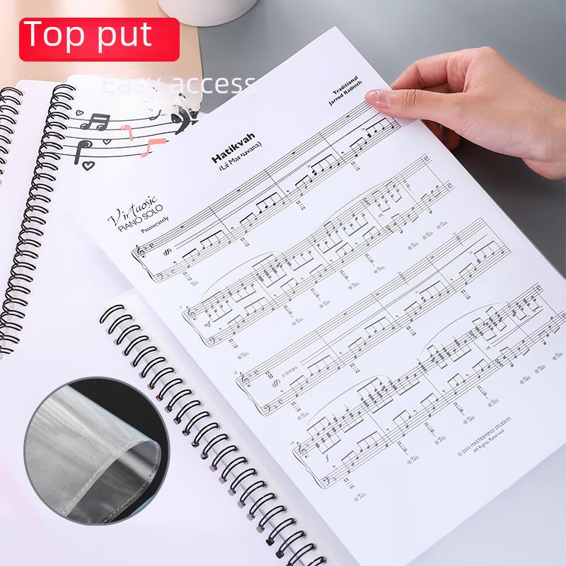 Папка для рисования и нот с прозрачным вкладышем формата А4