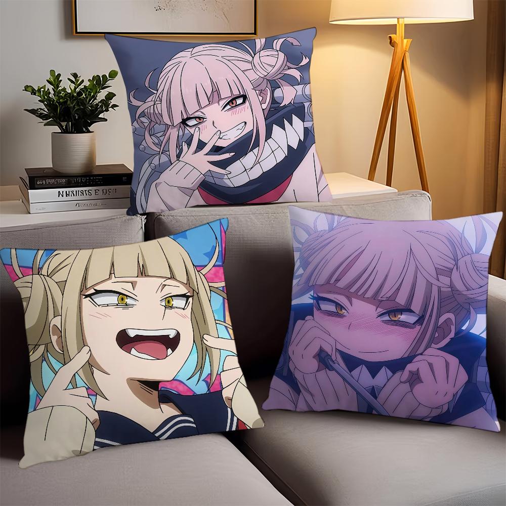 M-My H-Hero A-Academia H-Himiko T-Tog Pillow Case Office Cushions Suitable For Sofa Car Bedroom Decorative Cushion Cover