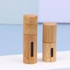 Бамбуковый рулонный флакон 3/5/10 мл, деревянный роликовый флакон, эфирное масло, блеск для губ, многоразовый тюбик, пустая банка, стеклянная бутылка для духов, 1 шт.