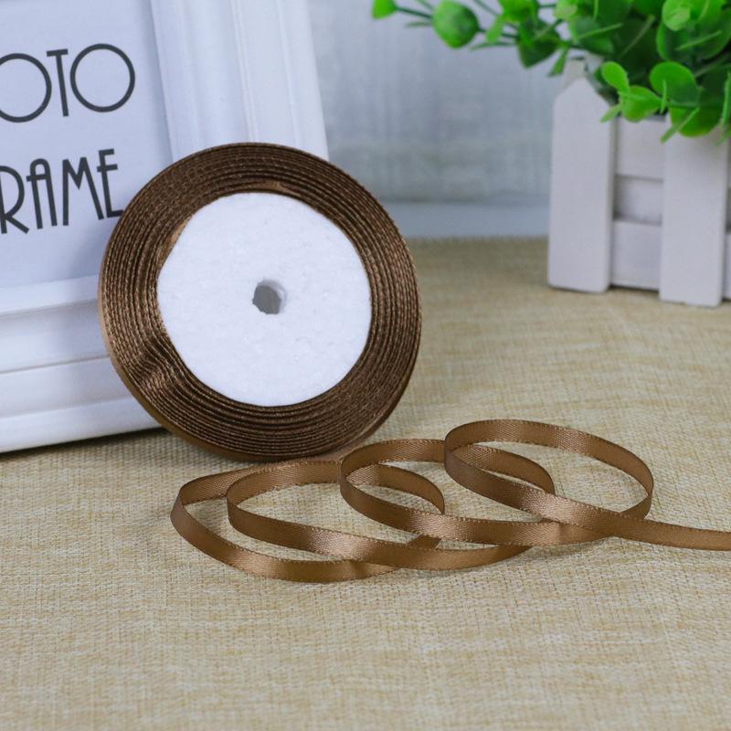 0.6см Белая атласная лента с розой для DIY украшения торта