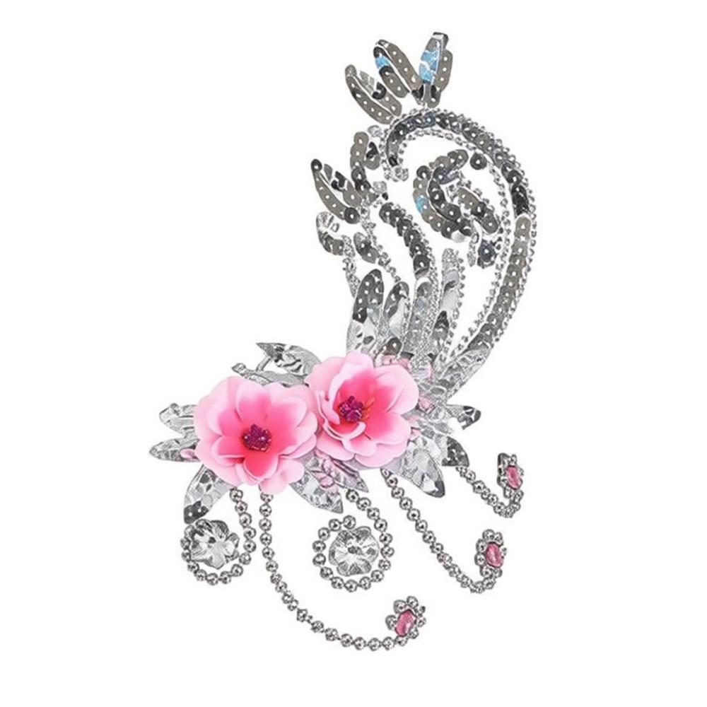 Crystal Flowers Dance Headdress Rhinestone Head Flower Fashion Tiara Chinese Headdress Women