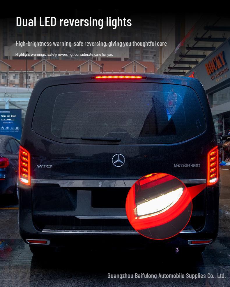 Светодиодный задний фонарь Mercedes-Benz V-Class в стиле Maybach (Модели 2016/2023 годов)