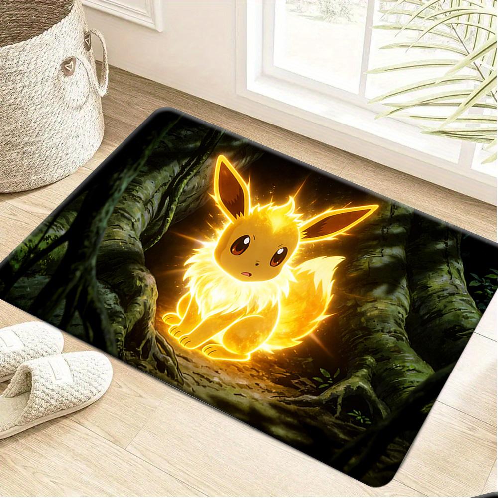 Pokemon Charizard Forest Garden Print Non-slip Doormat Soft Floor Mat for Home Decor