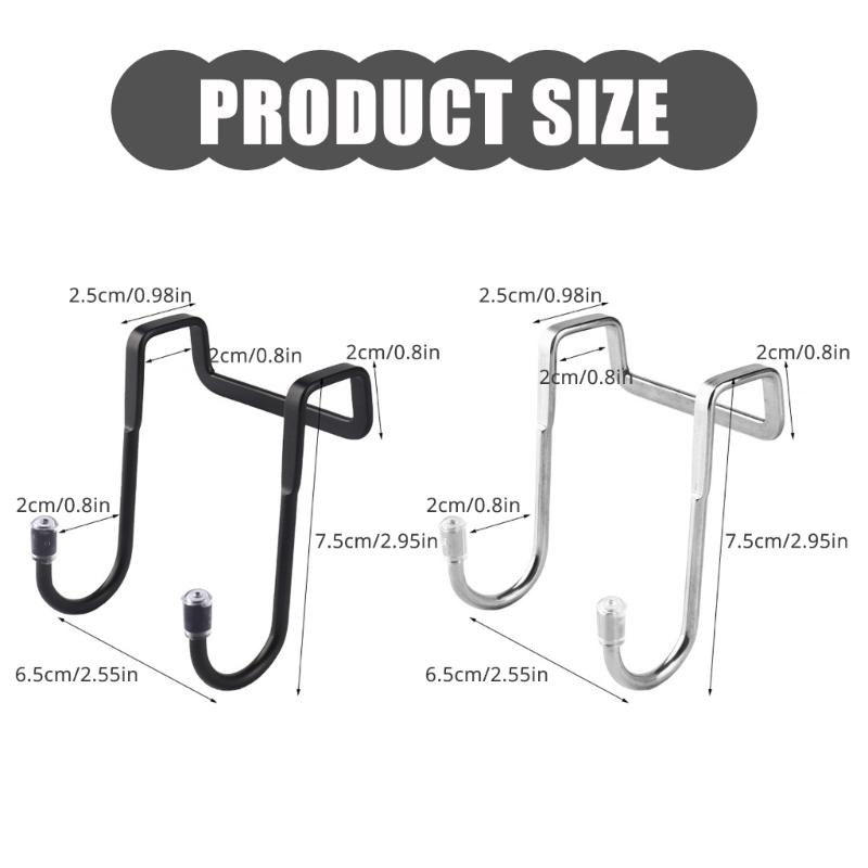 4Pcs Multipurpose Hooks with S Shape Durable No Trace Over Door Hooks for Cabinet Door Ideal for Home and Office Use