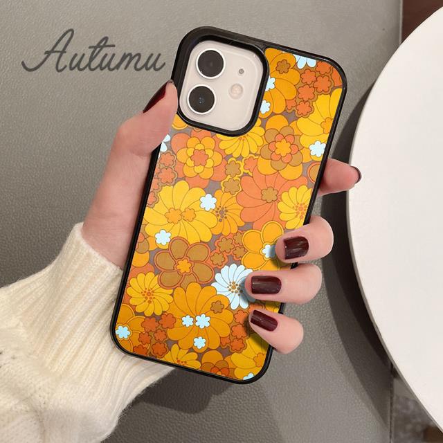 Чехол для телефона 70-х годов Groovy Heart Hearts для iPhone 11 12 13 14 Pro Max mini X XR XS SE 2020 6S 7 8 Plus Samsung Galaxy S21 S22