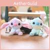 Cartoon Animals Rainbow Plush Keyring Doll For Bag Decoration Use Daily
