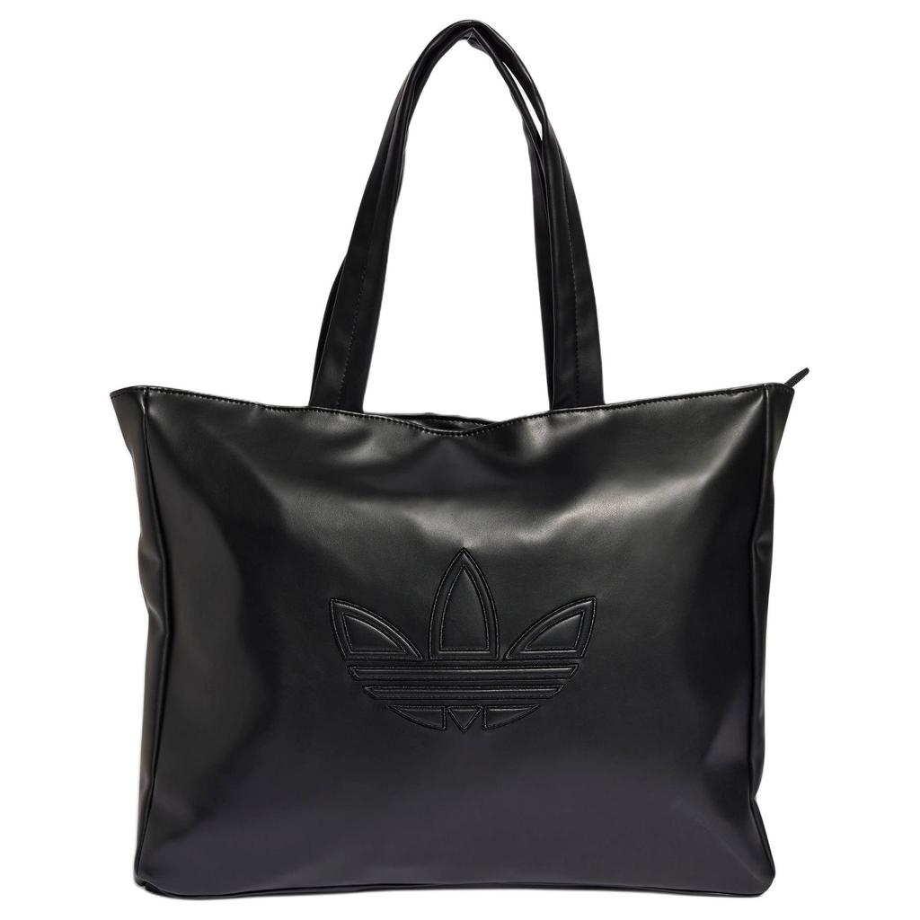 adidas Сумка-тоут Originals Trefoil из переработанного полиэстера, Сумка для покупок, Сумка, Сумка через плечо Обычная Унисекс Черный IY4058