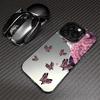 Phone Cover Case for iPhone 17 Pro Max 15 Air 14 Plus 13 16 11 12 Pro Creative Pink Sea Butterfly