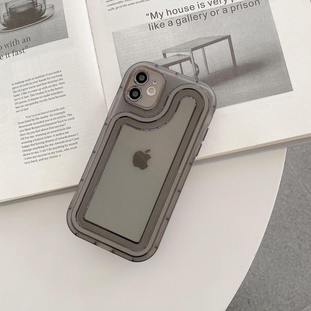 Премиальный прозрачный чехол Airbag для iPhone 14 Pro Max/13/12/11 - дизайн для пары