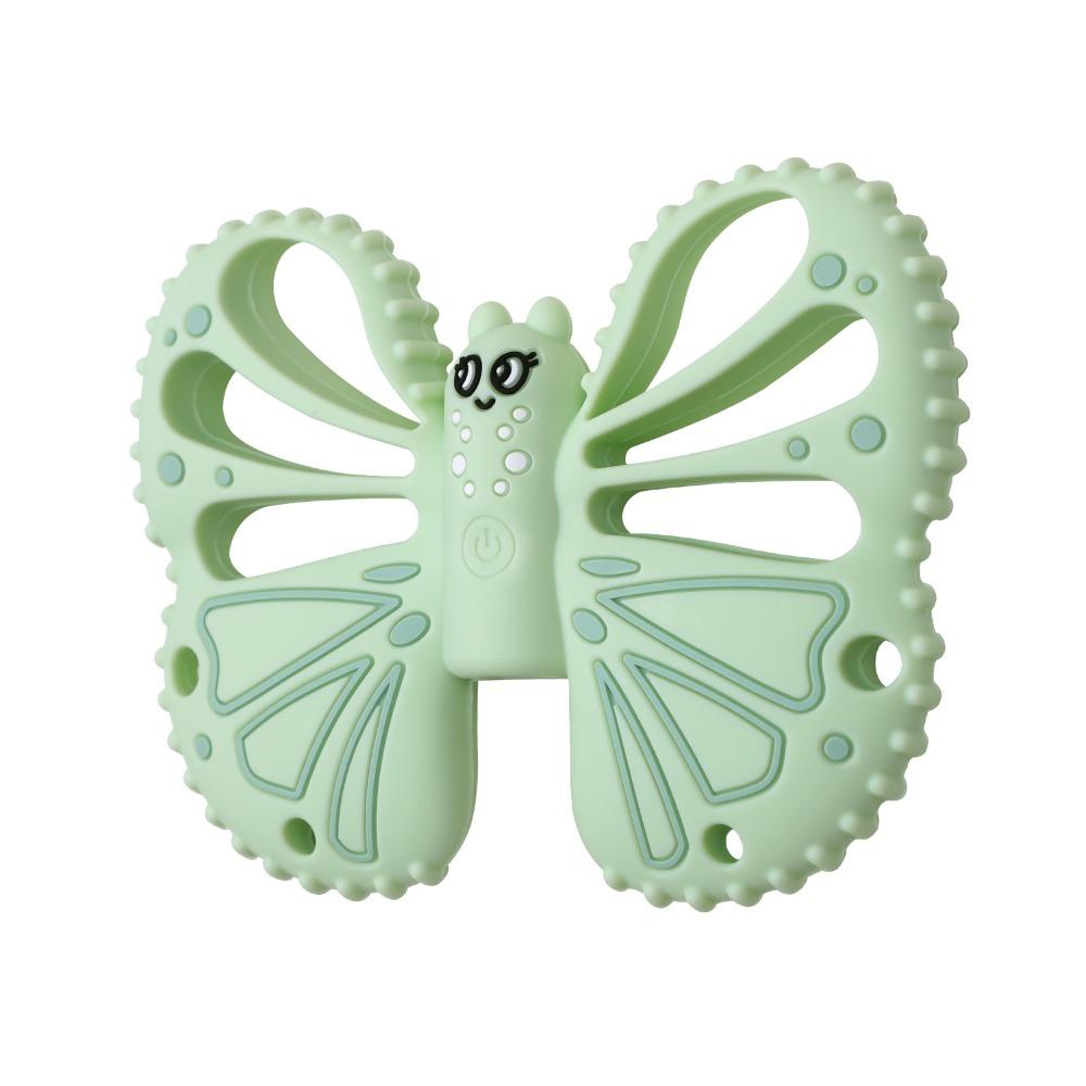 Butterfly Shape Vibrating Teether Food Grade Silicone Baby Teether Toy For 6-12 Months , , Joom Butterfly Shape Vibrating Teether Food Grade Silicone Baby Teether Toy For 6-12 Months , , Joom