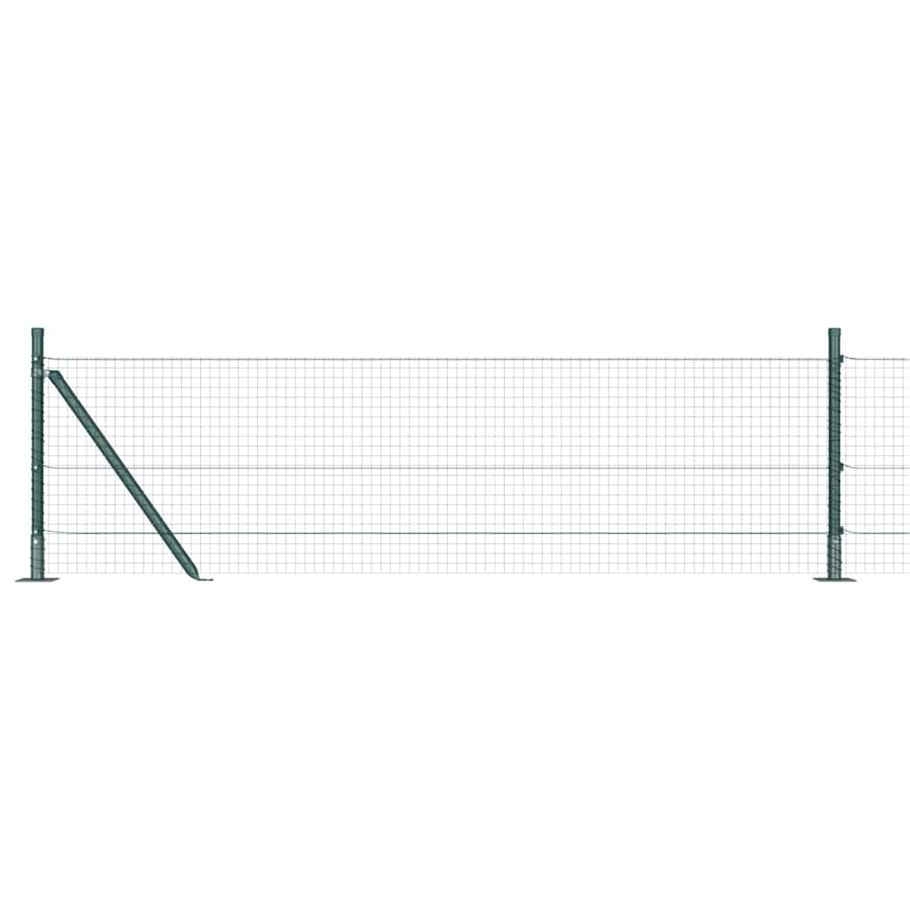 Welded Wire Fence with Concrete Foundation 10 x 0.4 m (W x H)