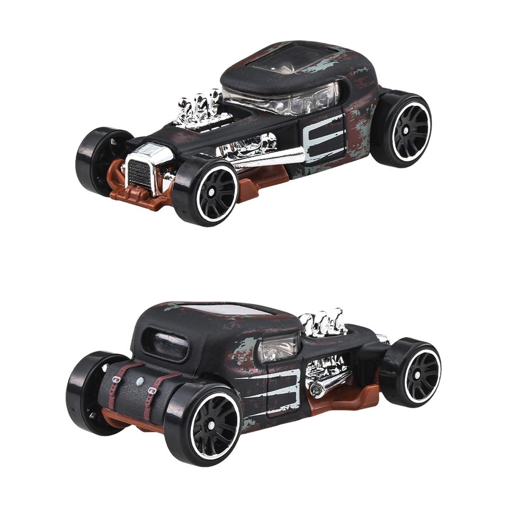 Hot Wheels Vintage Assortment Barn Finds HRT81-986H Diecast Car Set 10 Pack 1/64 Scale Mustang Porsche 911 Volkswagen Classic Bug Collector Toy
