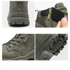 Men's High-top Hiking Boots Outdoor Shoes Military Boots Rubber Sole Large Size39-46