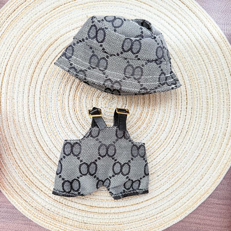 17 см одежда для куклы Лабубу джинсовая четырехлистный клевер комплект наряд аксессуары одежда своими руками детский подарок милая принцесса (Исключая куклы)