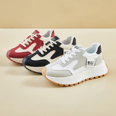 Кроссовки для женщин, повседневные, спортивные, прогулочные, удобные, на толстой платформе, теннисные, беговые, женские, нескользящие, на шнуровке, легкие, спортивные туфли