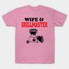 T Shirt Women Wife And Grillmaster Harajuku Print Kawaii Tshirt Summer Short Sleeve Female T-Shirt Top Tee