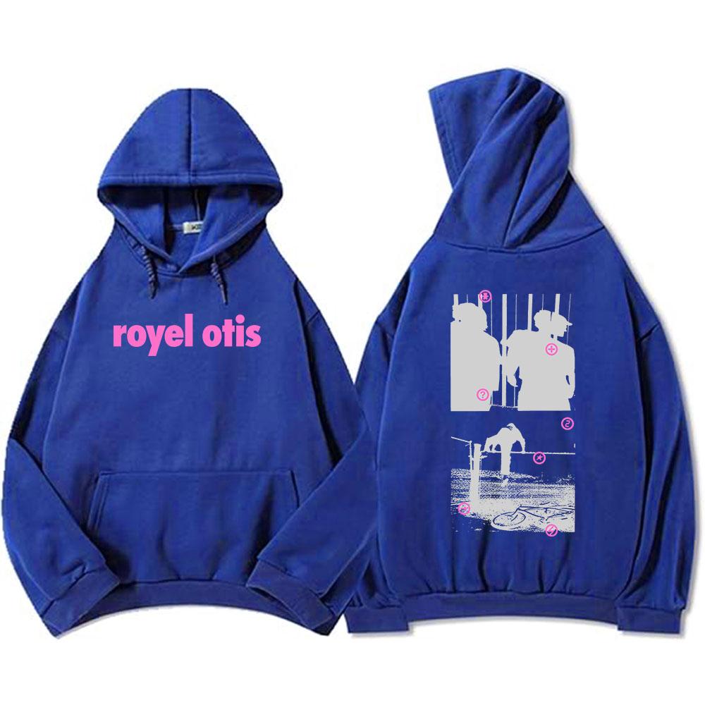 Худи Royel Otis Hickey с длинным рукавом, осенние мужские свитшоты, модные худи с капюшоном и графическим принтом, повседневные флисовые мужские худи