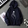 Fleece Hoodie Sweater Men's and Women's Clothing Autumn and Winter Couple Tops Loose