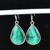 Natural Malachite Gemstone Antique Earrings 925 Sterling Silver Earring, Boho Silver Jewelry Dangle Earrings, Gifts For Party Wear Gifts For Her