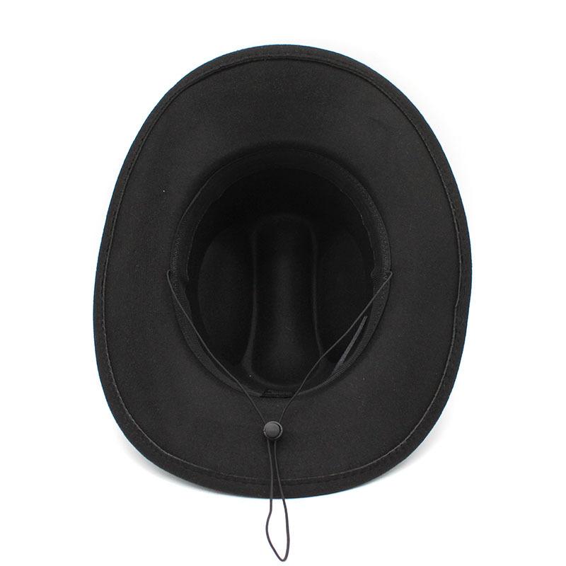 Cowboy Winter Women Hats for Women Man Caps Fedoras Felted Vintage Solid Panama Hat